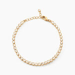 Bracelet Maryannick Plaqu&eacute; Or Jaune Oxyde De Zirconium - Bracelets Femme | Histoire d&rsquo;Or