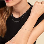 Bracelet Arletty Argent Blanc - Bracelets Femme | Histoire d&rsquo;Or