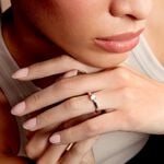 Bague Solitaire Iris Or Blanc Diamant - Bagues solitaires Femme | Histoire d&rsquo;Or