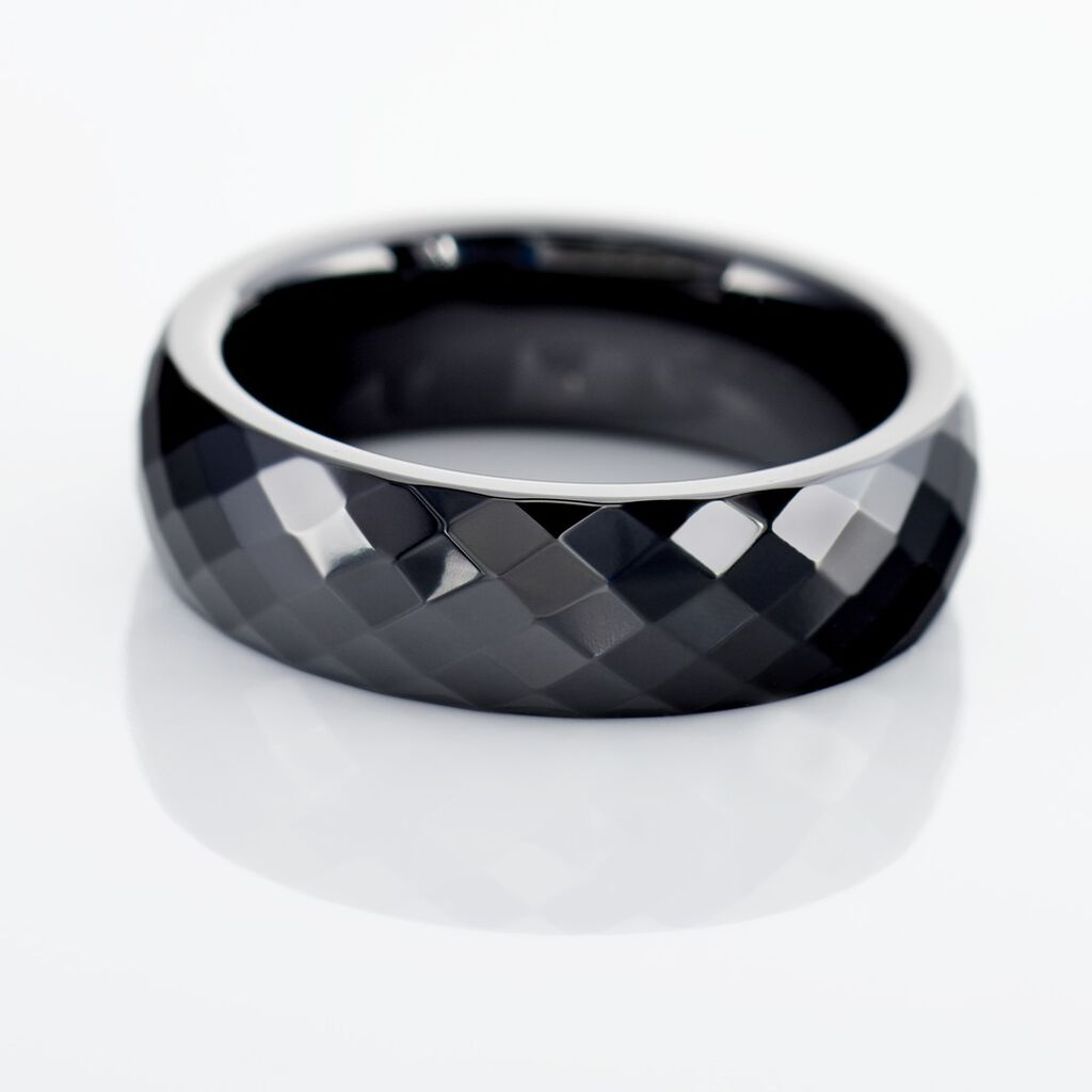 Bague Marichka Ceramique Noir Céramique - Bagues avec pierre Femme | Histoire d’Or