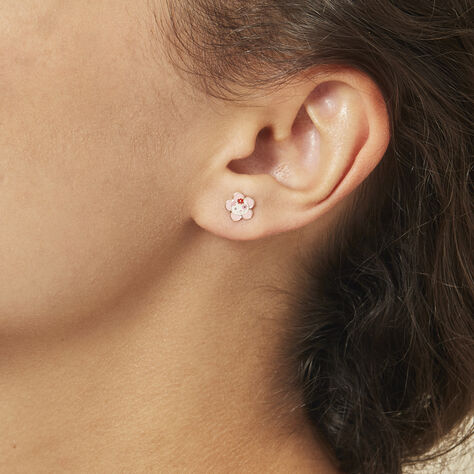 Boucles D'oreilles Puces Etoile Chat Or Jaune - Clous d'oreilles Enfant | Histoire d’Or