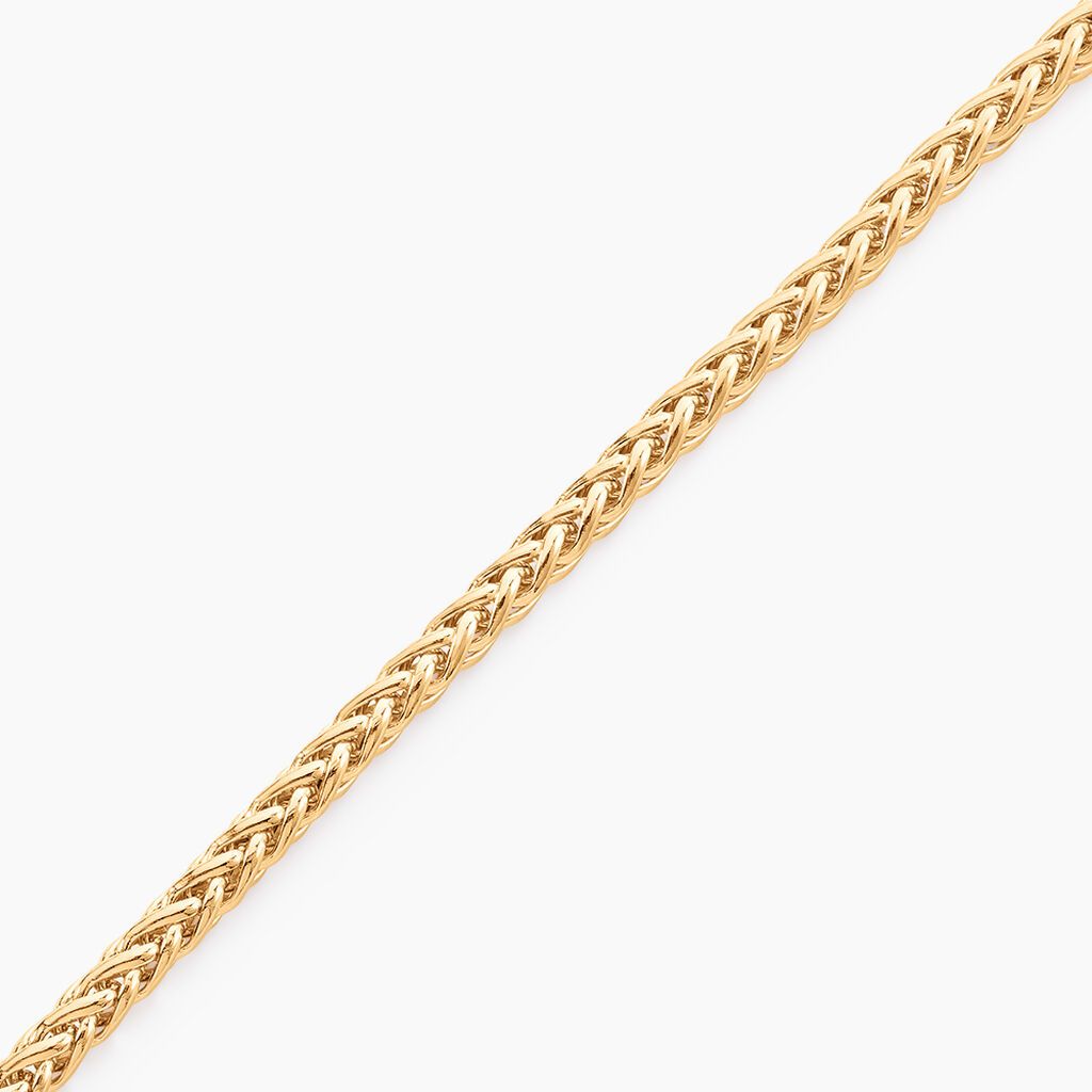 Bracelet Jany Maille Palmier Or Jaune - Bracelets cha&icirc;ne Femme | Histoire d&rsquo;Or