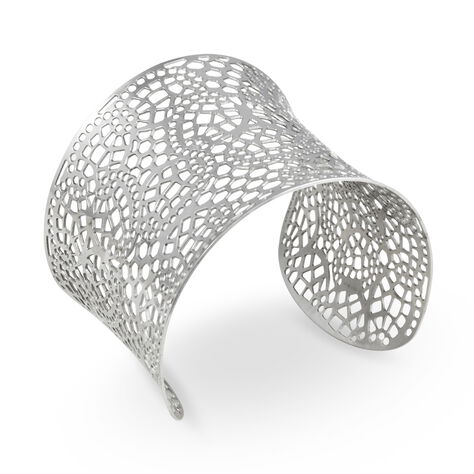 Bracelet Jonc Aimy Acier Blanc - Bracelets fantaisie Femme | Histoire d’Or