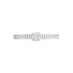 Bague Finella Platine Blanc Diamant - Bagues solitaires Femme | Histoire d&rsquo;Or