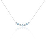 Collier Corabella Or Blanc Topaze - Colliers Femme | Histoire d&rsquo;Or