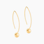 Cr&eacute;oles Helle Amande Or Jaune - Boucles d'oreilles cr&eacute;oles Femme | Histoire d&rsquo;Or