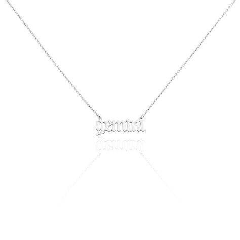 Collier Argent Blanc Astro - Colliers Zodiaque Femme | Histoire d’Or