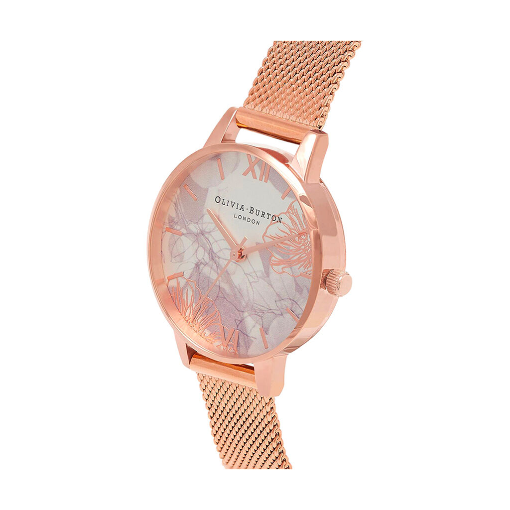 Montre Olivia Burton Abstract Florals Nacre - Montres Femme | Histoire d’Or