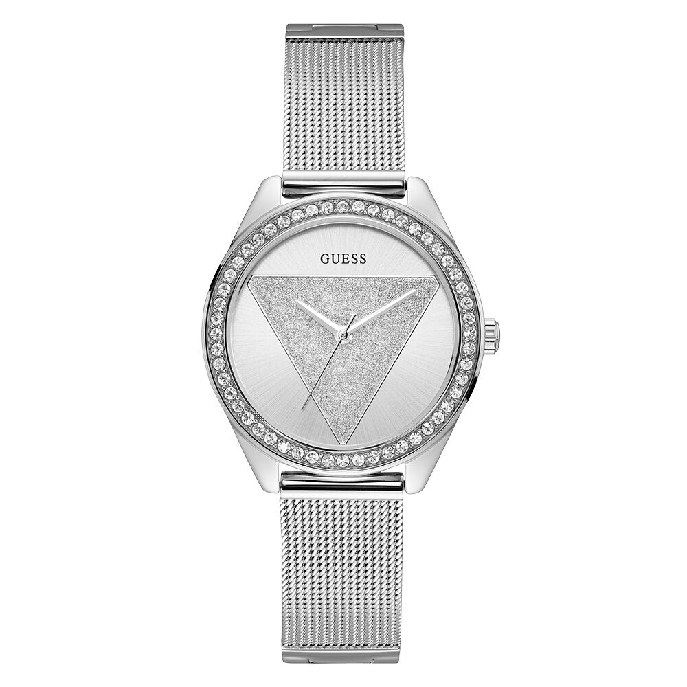 Montres Guess W1142L1 Acier Boucle déployante simple Strass Ronde Blanc  Ronde - HIMFBQF0M70 • Histoire d'Or
