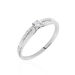 Bague Solitaire Katalina Or Blanc Diamant - Bagues solitaires Femme | Histoire d’Or
