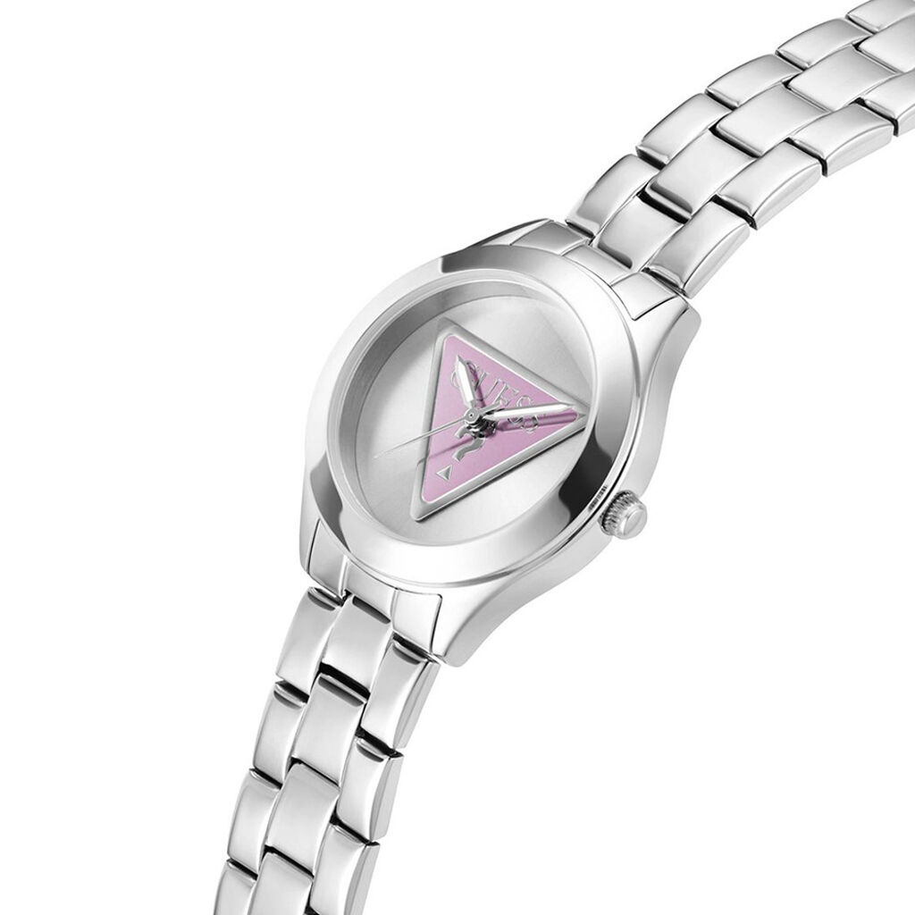 Montre Guess Tri Plaque Argenté - Montres Femme | Histoire d’Or