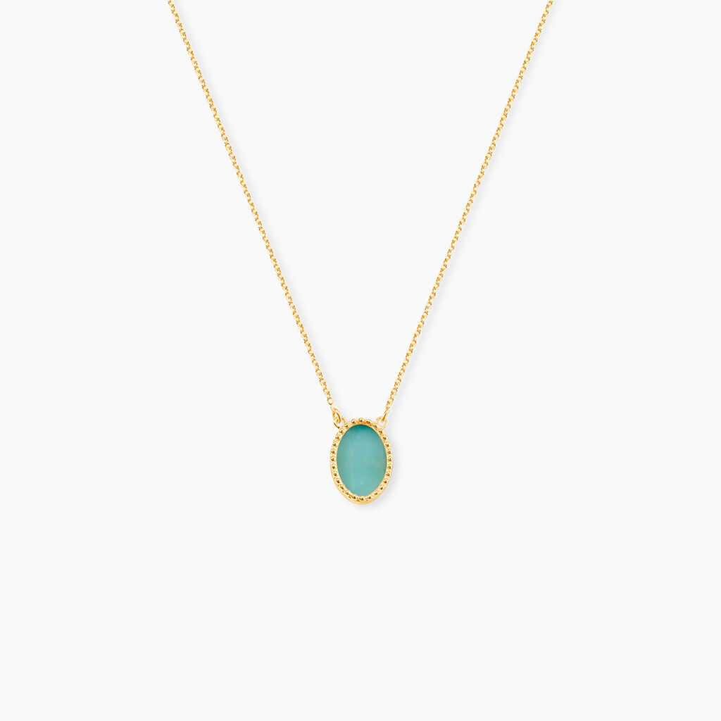 Collier Pernia Or Jaune Amazonite - Colliers Femme | Histoire d’Or