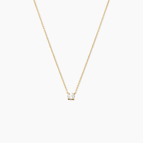 Collier Collection Aphrodite Or Jaune Diamant Synthetique - Colliers Femme | Histoire d&rsquo;Or