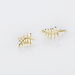 Boucles D'oreilles Puces Bartolomea Feuilles Or Jaune - Clous d'oreilles Femme | Histoire d’Or