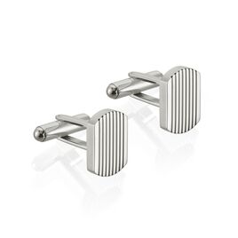 Boutons De Manchette Acier Blanc Gregory - Boutons de manchette Homme | Histoire d’Or