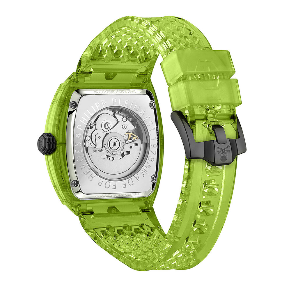 Montre Philipp Plein The $keleton Crystal Noir - Montres Homme | Histoire d’Or
