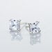 Boucles D'oreilles Puces Argent Blanc Alys Oxyde De Zirconium - Boucles d'oreilles fantaisie Femme | Histoire d’Or