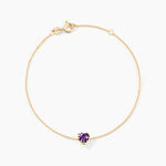 Bracelet Tender Love Or Jaune Am&eacute;thyste - Bracelets Femme | Histoire d&rsquo;Or