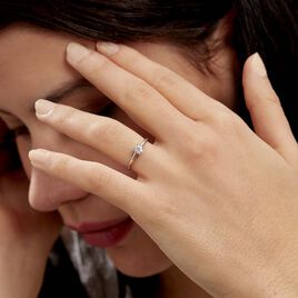 Bague Dream Or Blanc Diamant - Bagues avec pierre Femme | Histoire d’Or