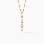 Collier Gold Chandelier Plaqu&eacute; Or Dor&eacute; Oxyde De Zirconium - Colliers Femme | Histoire d&rsquo;Or