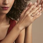 Chevali&egrave;re Gabia Plaqu&eacute; Or Jaune Oxyde De Zirconium - Bagues solitaires Femme | Histoire d&rsquo;Or