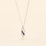 Collier Rosalyne Or Blanc Saphir Et Diamant - Colliers Femme | Histoire d&rsquo;Or