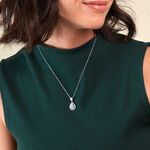 Collier Argent Blanc Zelie Oxyde De Zirconium - Colliers Femme | Histoire d&rsquo;Or