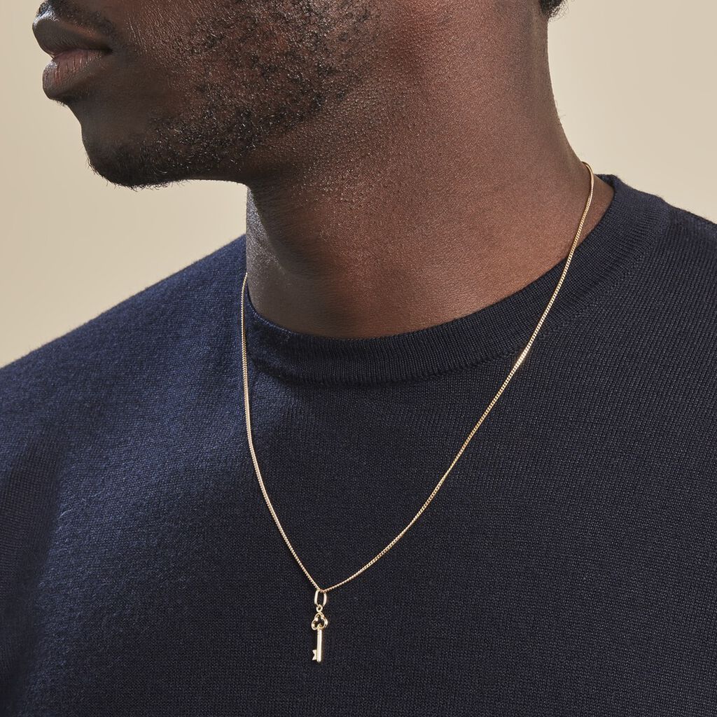Pendentif Fatilia Clef Coeur Or Jaune - Pendentifs Famille | Histoire d’Or