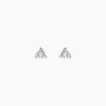 Boucles D'Oreilles Puces Sabia Argent Blanc Oxyde De Zirconium - Boucles d'oreilles fantaisie Femme | Histoire d&rsquo;Or