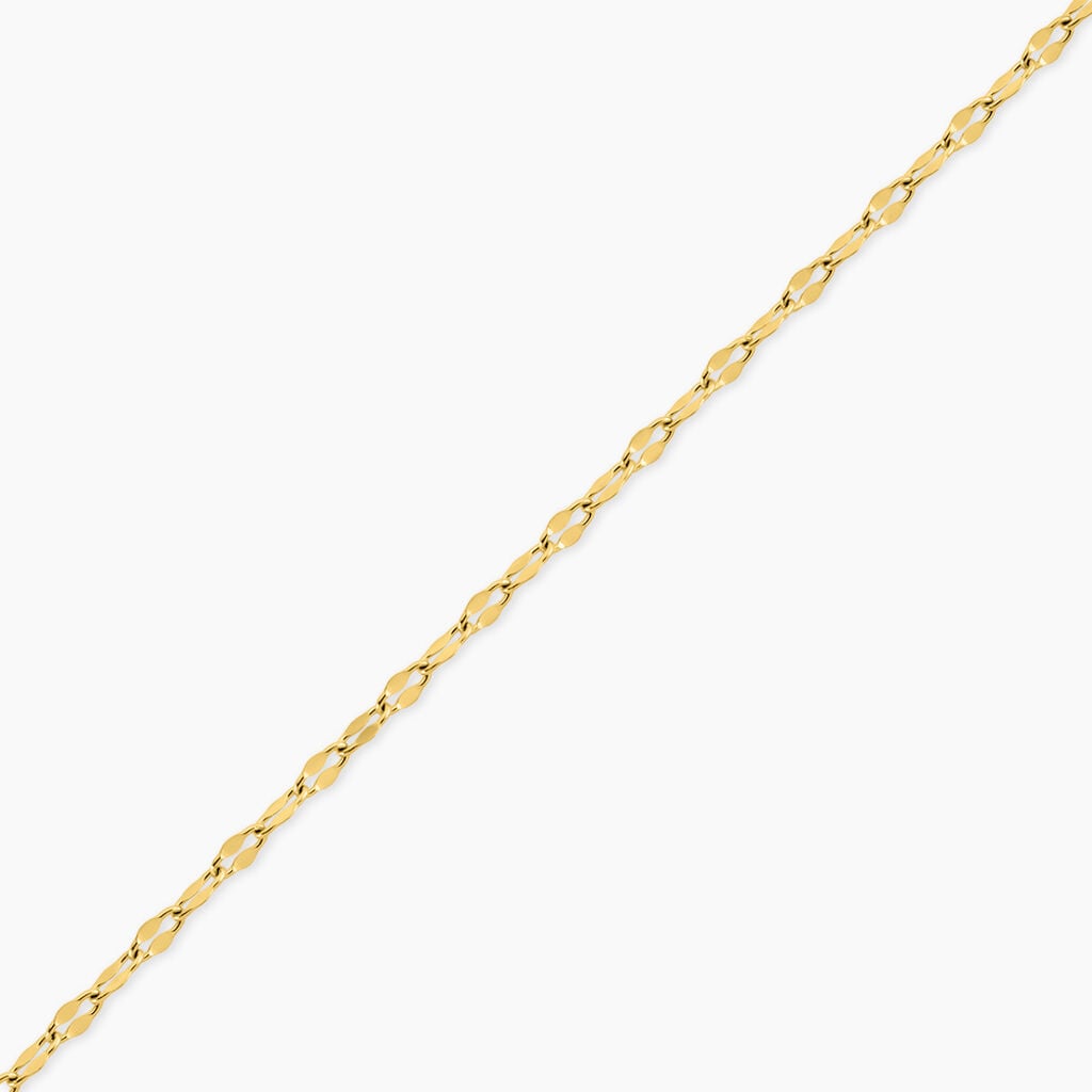 Bracelet Mauricette Acier Jaune - Bracelets fantaisie Femme | Histoire d&rsquo;Or