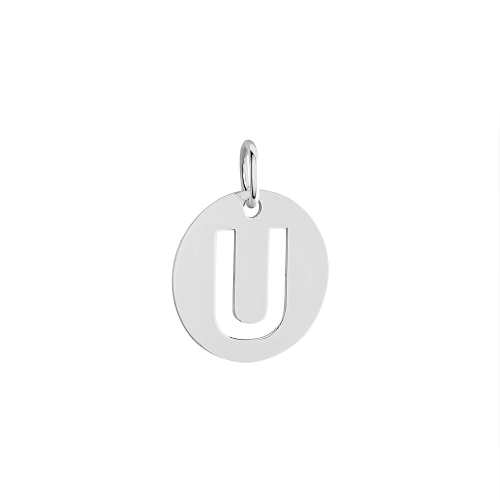 Pendentif Elio U Argent Blanc - Pendentifs Famille | Histoire d’Or