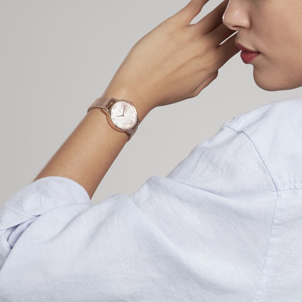 Montre Olivia Burton Abstract Florals Nacre - Montres Femme | Histoire d’Or