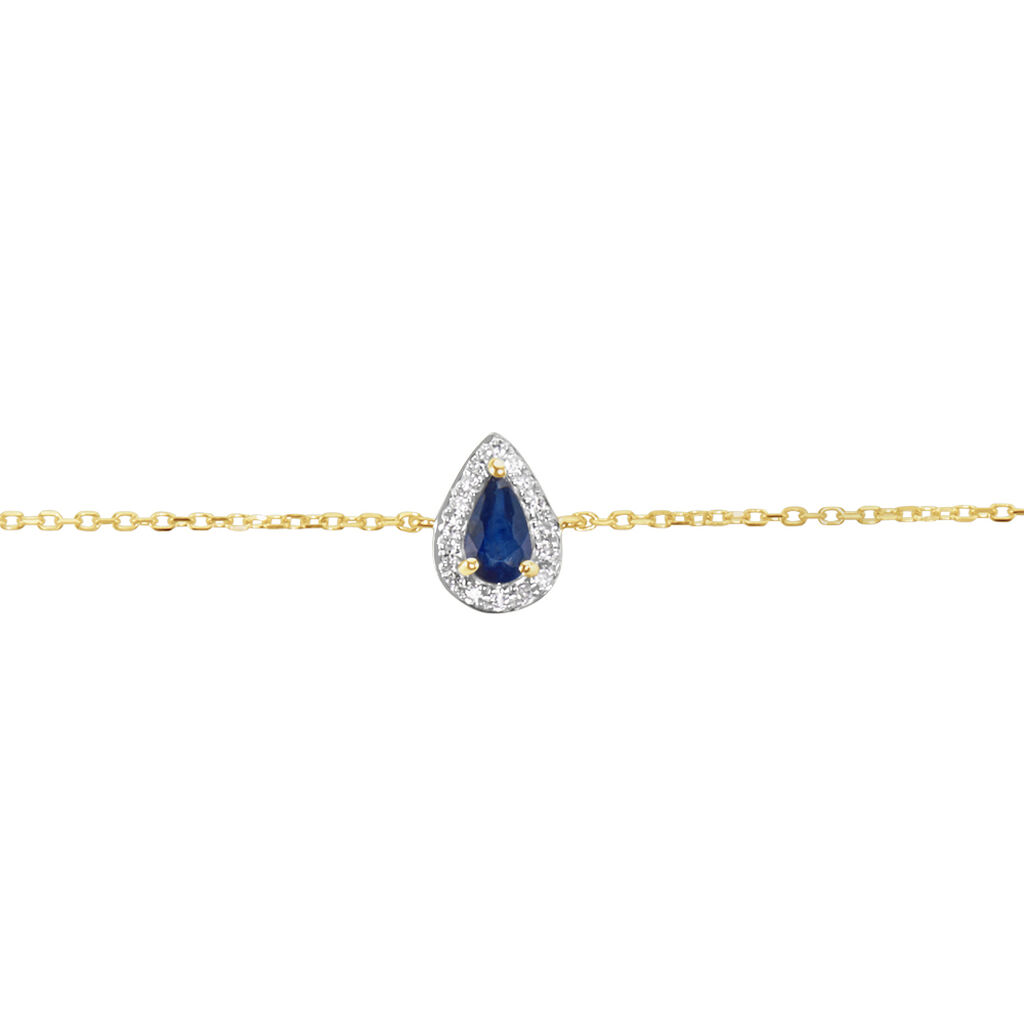 Bracelet Or Jaune Juliettina Saphir - Bracelets Femme | Histoire d’Or