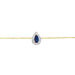 Bracelet Or Jaune Juliettina Saphir - Bracelets Femme | Histoire d’Or