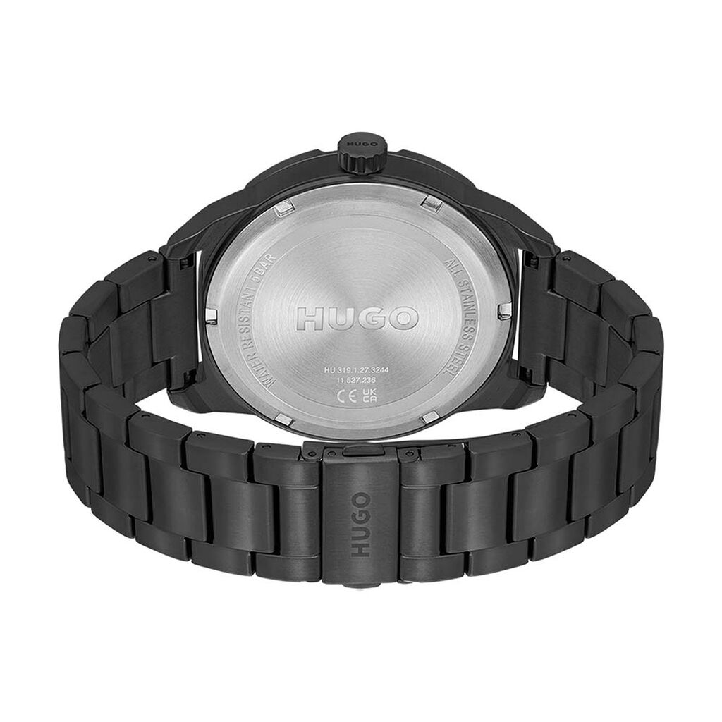 Montre Hugo Grip Noir - Montres Homme | Histoire d’Or