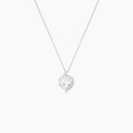 Collier Or Blanc Lydia Oxydes De Zirconium - Colliers Femme | Histoire d&rsquo;Or