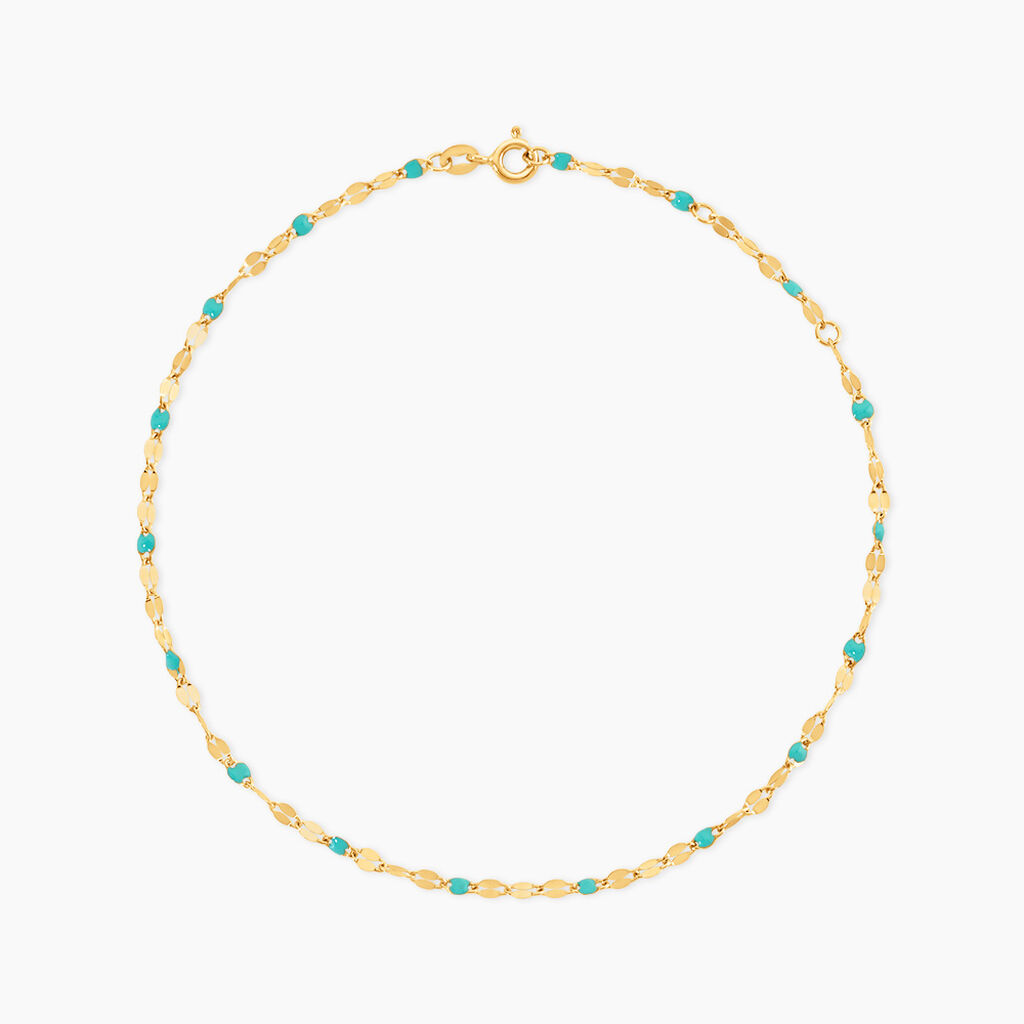 Cha&icirc;ne De Cheville Asteria Argent Dor&eacute; A L'Or 750/1000 - Cha&icirc;nes de cheville Femme | Histoire d&rsquo;Or