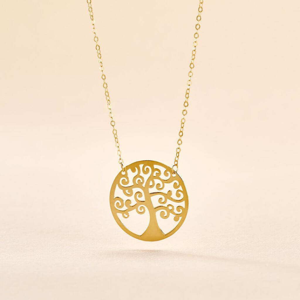 Collier Clemenca Or Jaune - Bijoux sans pierre Femme | Histoire d&rsquo;Or