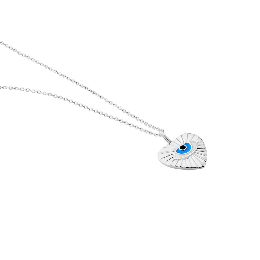 Collier Parad'eyes Argent Blanc - Colliers fantaisie Femme | Histoire d’Or