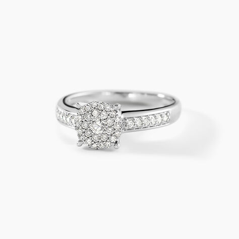 Bague Serena Or Blanc Diamant - Bagues solitaires Femme | Histoire d&rsquo;Or