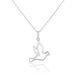 Collier Colombe Argent Blanc Oxyde De Zirconium - Colliers fantaisie Femme | Histoire d’Or
