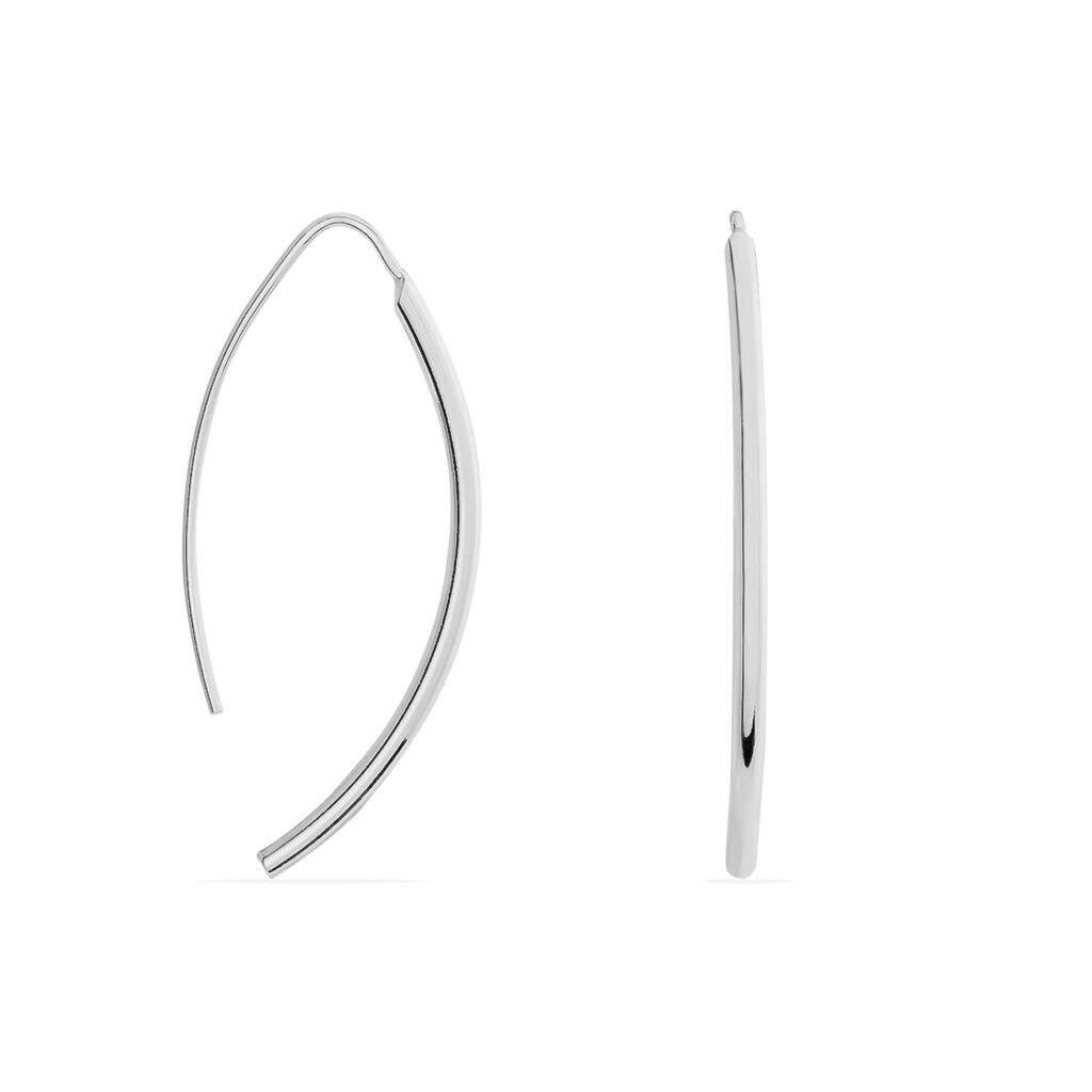 Boucles D'oreilles Pendantes Bira Argent Blanc - Boucles d'oreilles fantaisie Femme | Histoire d’Or