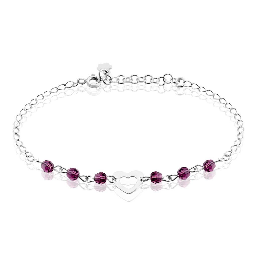 Bracelet Hazan Argent Blanc Pierre De Synthese - Bracelets Femme | Histoire d’Or