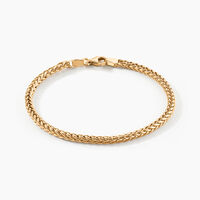 Bracelet Jolien Maille Spiga Or Jaune