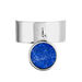 Bague Camillo Argent Blanc Lapis Lazuli - Bagues avec pierre Femme | Histoire d’Or