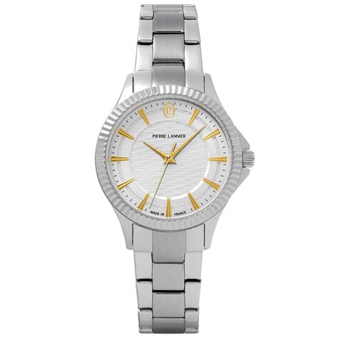 Montre Pierre Lannier Metropolitain Argenté - Montres Femme | Histoire d’Or