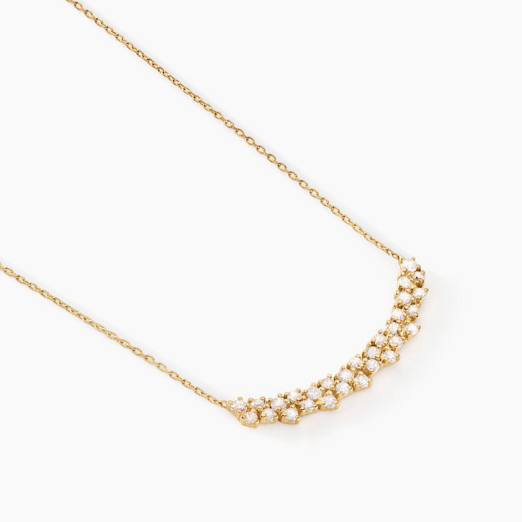 Collier Orion Or Jaune Oxyde De Zirconium - Colliers Femme | Histoire d’Or