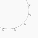 Collier Lysandra Argent Blanc Oxyde De Zirconium - Colliers fantaisie Femme | Histoire d&rsquo;Or