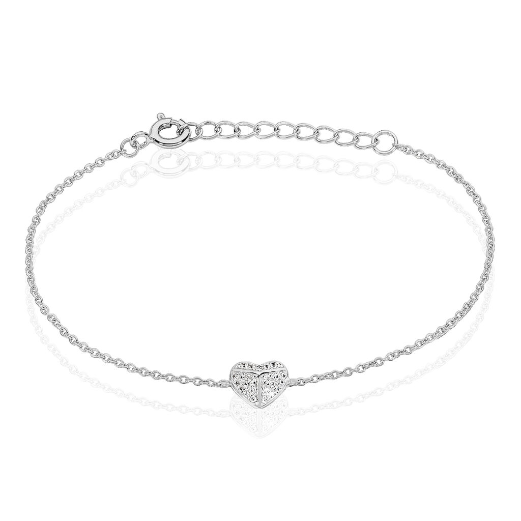 Bracelet Samia Argent Blanc Oxyde De Zirconium - Bracelets Femme | Histoire d’Or