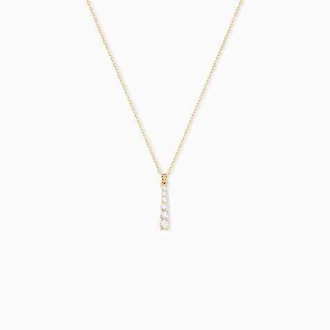Collier Georas Or Jaune Oxyde De Zirconium - Colliers Femme | Histoire d&rsquo;Or